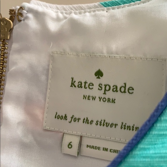 Kate Spade Stripe Shift Dress size 6 - Picture 4 of 5